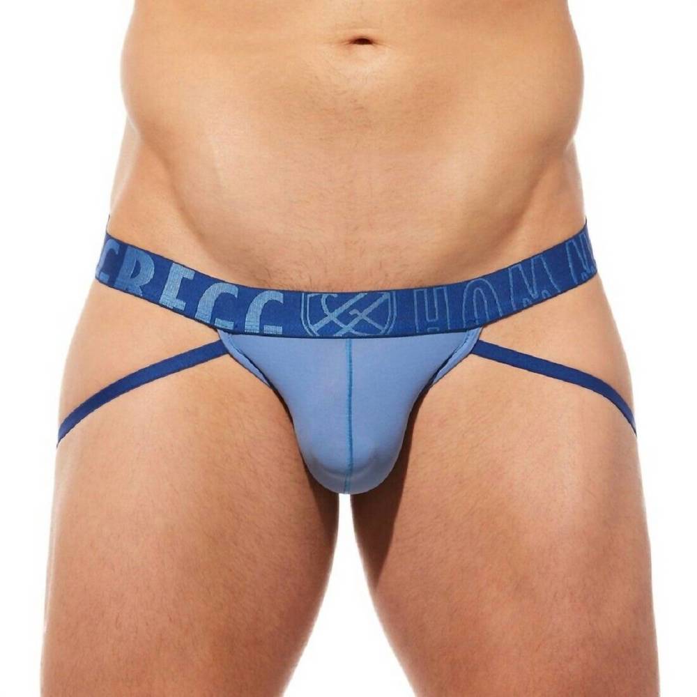 NEW GREGG HOMME men's jock strap underwear in blue